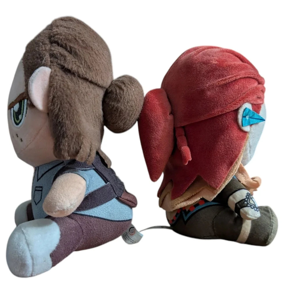 Ellie And Aloy Stubbins Plushies - Horizon Zero Dawn And The Last Of Us